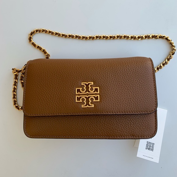 Tory Burch Handbags - Tory Burch Britten Convertible Crossbody Bag With Gold Hardware
